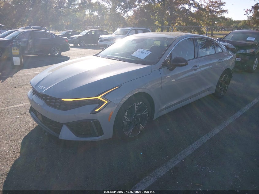 Vin: knag64j70t5414223, lot: 46810296, kia k5 gt-line fwd 20262