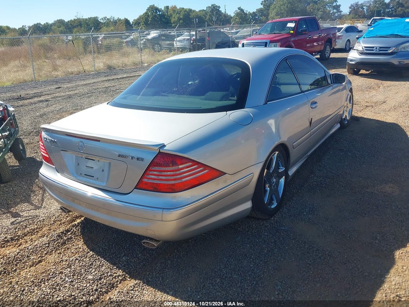 MERCEDES-BENZ CL 2004 VIN WDBPJ75J54A042927