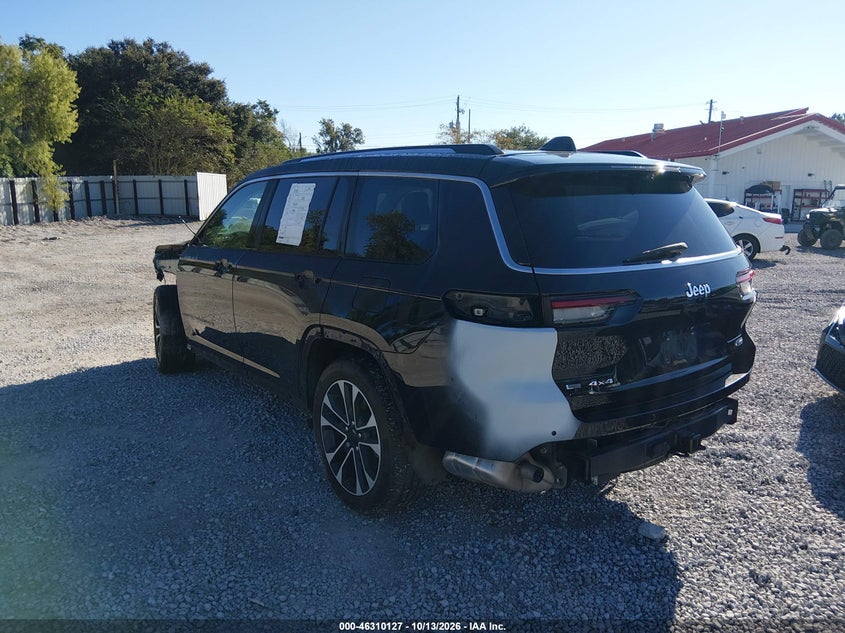 Vin: 1c4rjkdg7m8119680, lot: 46810326, jeep grand cherokee l overland 4x4 20213