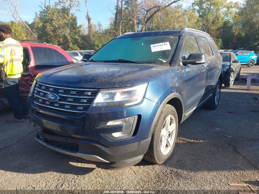 Vin: 1fm5k8d86hge20956, lot: 46810348, ford explorer xlt 20172