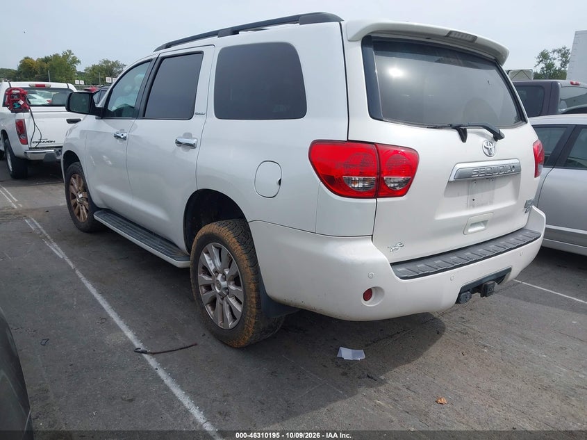 Vin: 5tddw5g13ds078156, lot: 46810394, toyota sequoia platinum 5.7l v8 20133