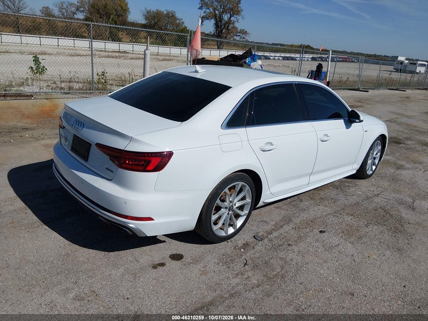 Vin: wauenaf41kn019019, lot: 46810458, audi a4 45 premium 20194