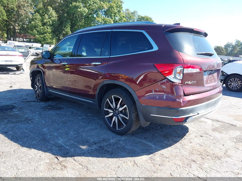 Vin: 5fnyf5h61kb008135, lot: 46810481, honda pilot touring 20193