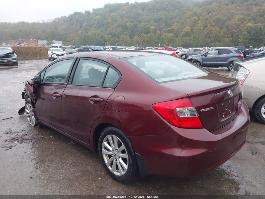 Vin: 19xfb2f84ce362275, lot: 46810496, honda civic ex 20123