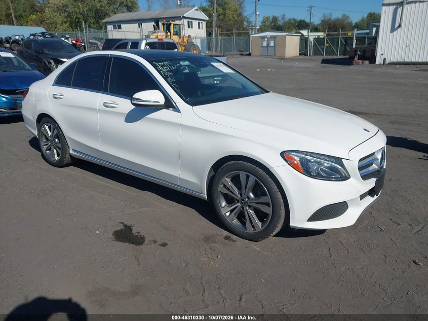 Vin: 55swf4kbxhu202063, lot: 46810530, mercedes-benz c 300 4matic 20171
