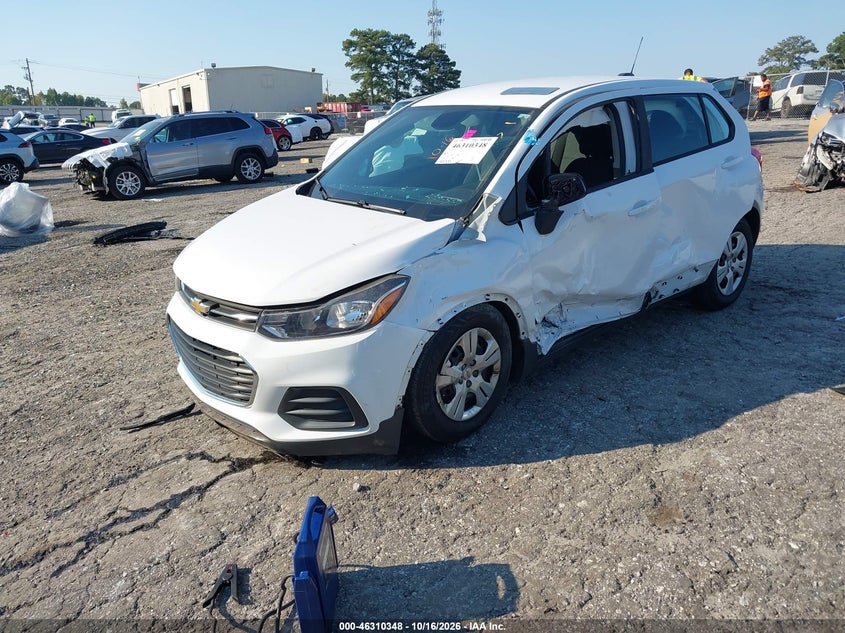 Vin: 3gncjksb1jl374407, lot: 46810547, chevrolet trax ls 20182