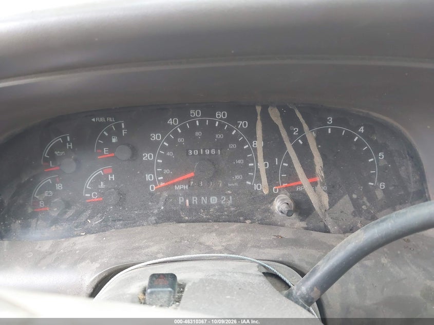 FORD EXCURSION 2001 VIN 1FMNU43S31EA78643