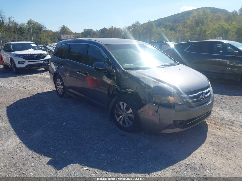 Vin: 5fnrl5h39gb101933, lot: 46810580, honda odyssey se 20161