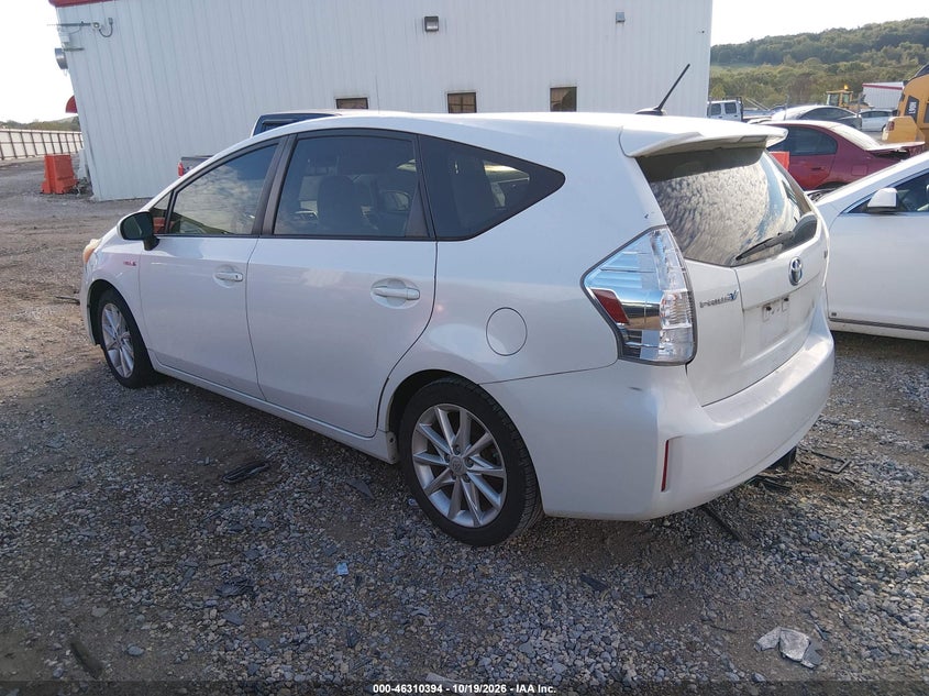 TOYOTA PRIUS V 2014 VIN JTDZN3EU2E3311795