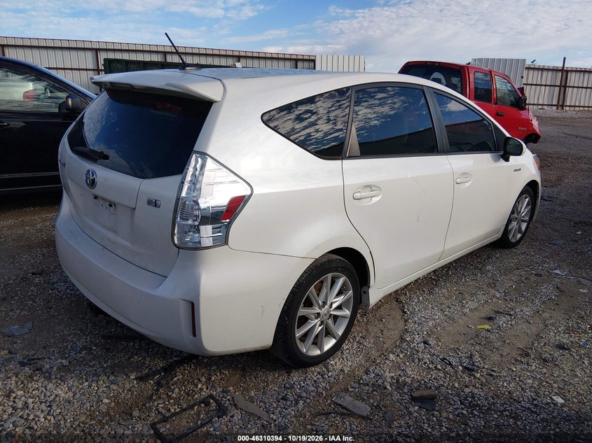 TOYOTA PRIUS V 2014 VIN JTDZN3EU2E3311795