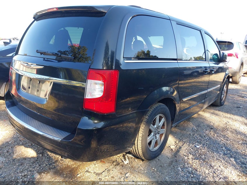 Vin: 2a4rr8dg1br705783, lot: 46810600, chrysler town & country touring-l 20114