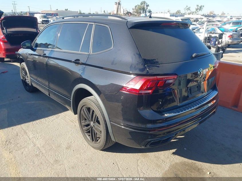 Vin: 3vvcb7ax6nm142645, lot: 46810603, volkswagen tiguan 2.0t se r-line black 20223