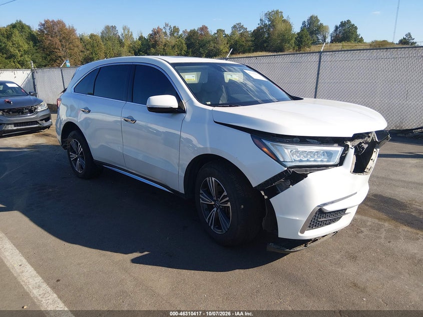 Vin: 5fryd3h3xhb006794, lot: 46810616, acura mdx 20171