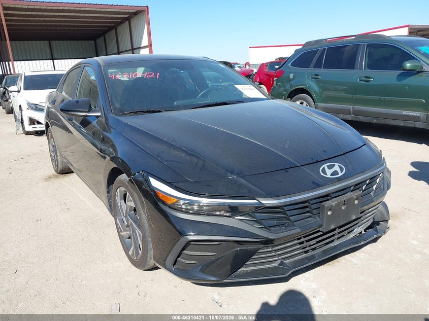 Vin: kmhlm4dg8su915248, lot: 46810620, hyundai elantra sel sport 20251