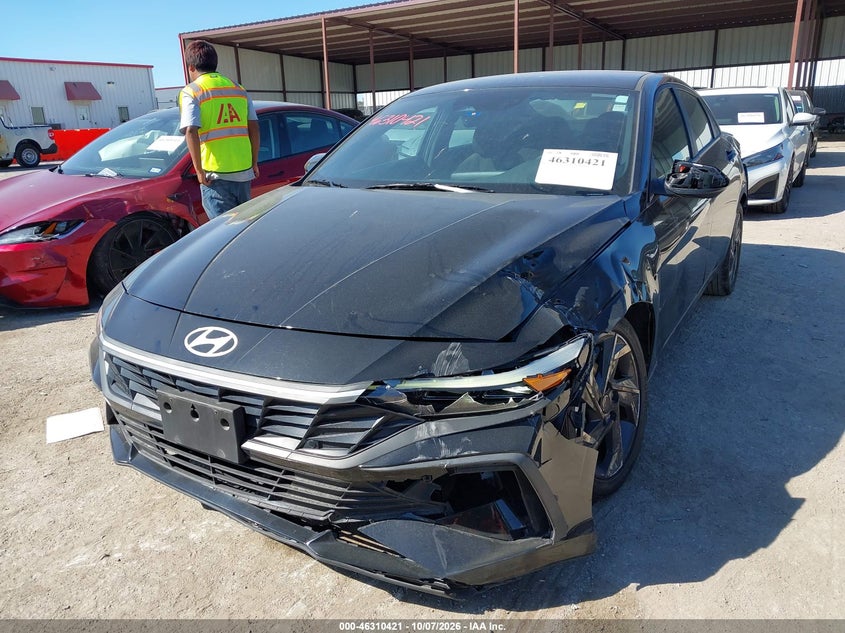 Vin: kmhlm4dg8su915248, lot: 46810620, hyundai elantra sel sport 20252