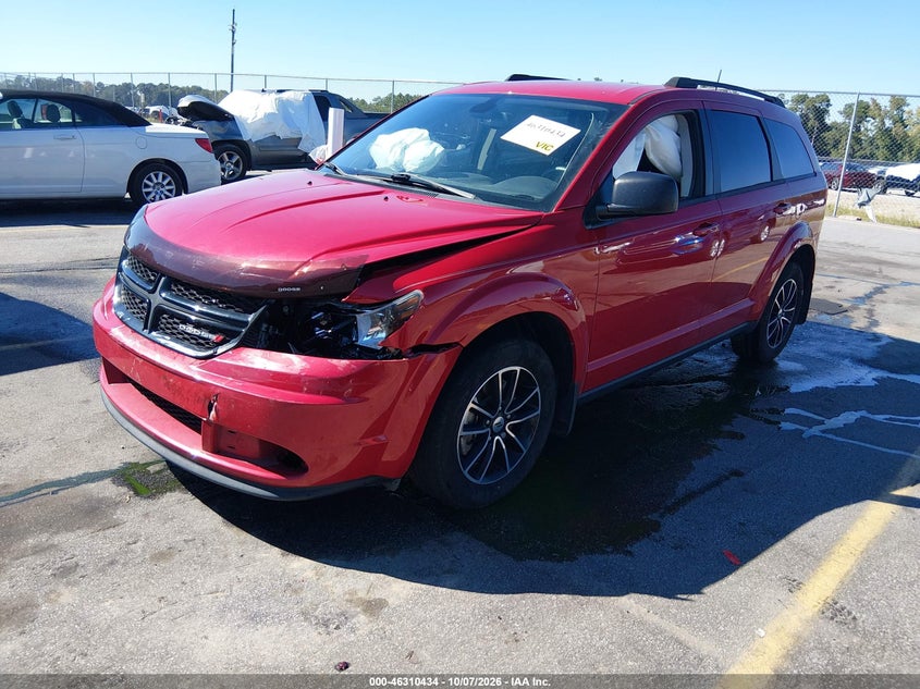 Vin: 3c4pdcabxjt509635, lot: 46810633, dodge journey se 20182