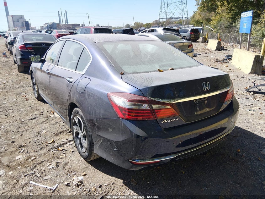 Vin: 1hgcr2f38ga209279, lot: 46810639, honda accord lx 20163