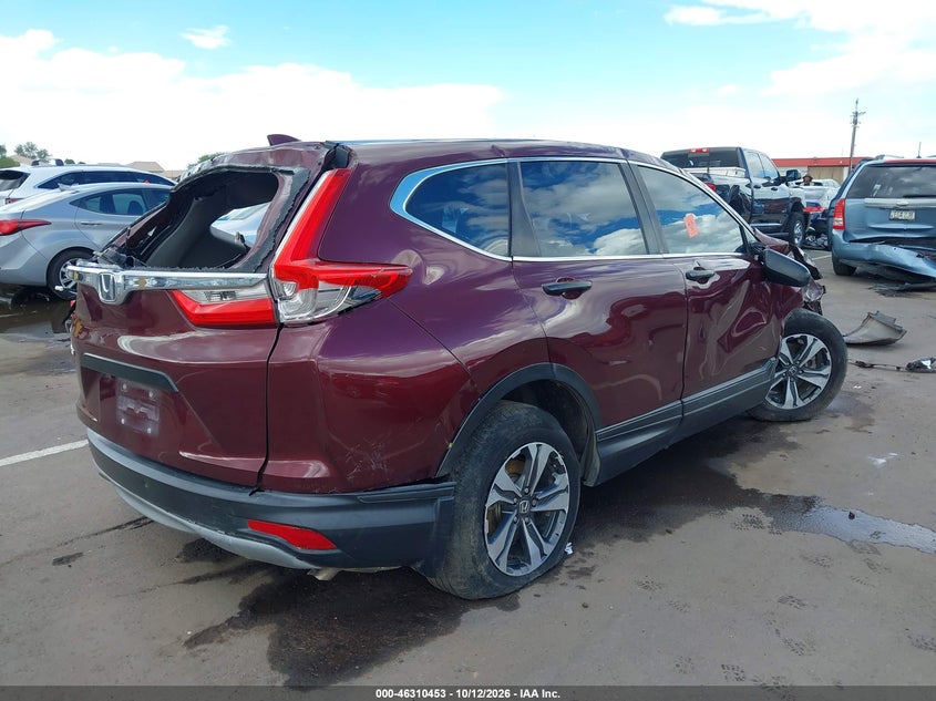 Vin: 2hkrw5h33kh418771, lot: 46810652, honda cr-v lx 20194