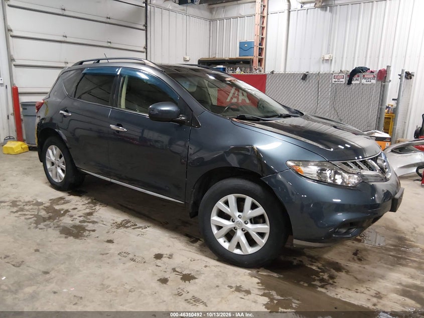 Vin: jn8az1mwxew521413, lot: 46810691, nissan murano sl 20141