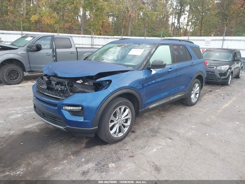 Vin: 1fmsk8dh2pgb43630, lot: 46810695, ford explorer xlt 20232
