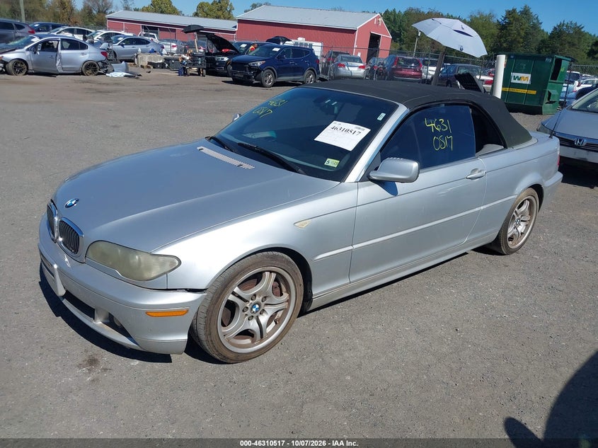 BMW 330CI 2004 VIN WBABW53444PL41267
