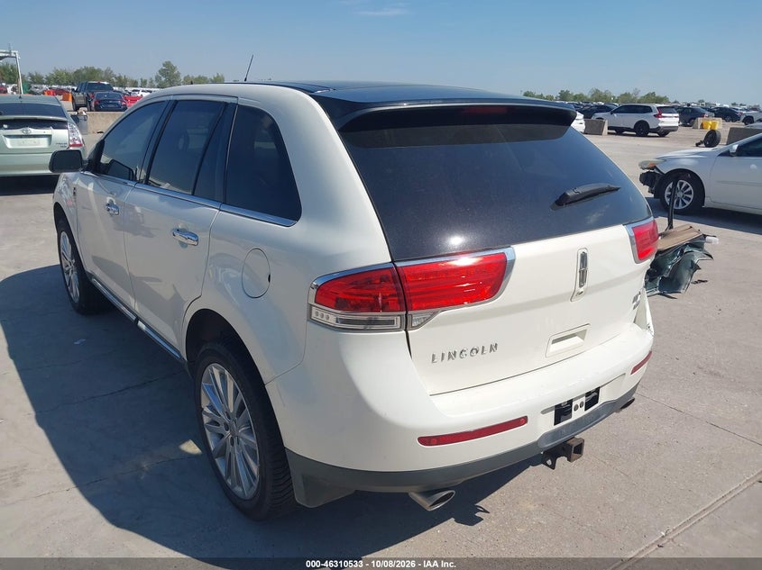 Vin: 2lmdj8jk8dbl19308, lot: 46810732, lincoln mkx 20133