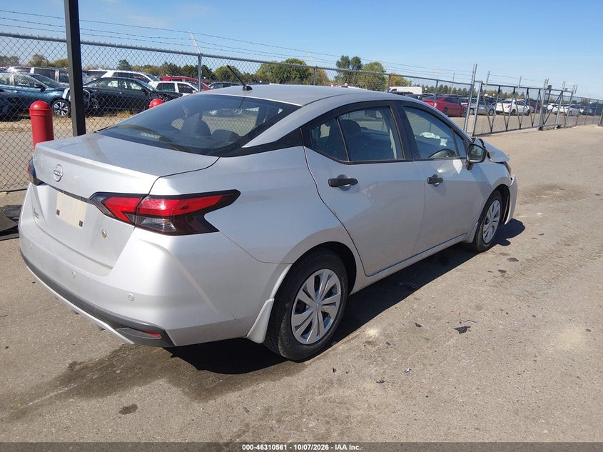 Vin: 3n1cn8dv0pl873752, lot: 46810760, nissan versa 1.6 s xtronic cvt 20234