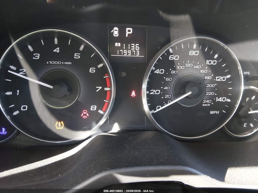 SUBARU LEGACY 2011 VIN 4S3BMBK63B3247203