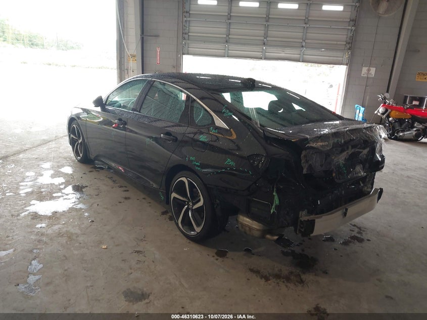 Vin: 1hgcv1f31na095628, lot: 46810822, honda accord sport 20223