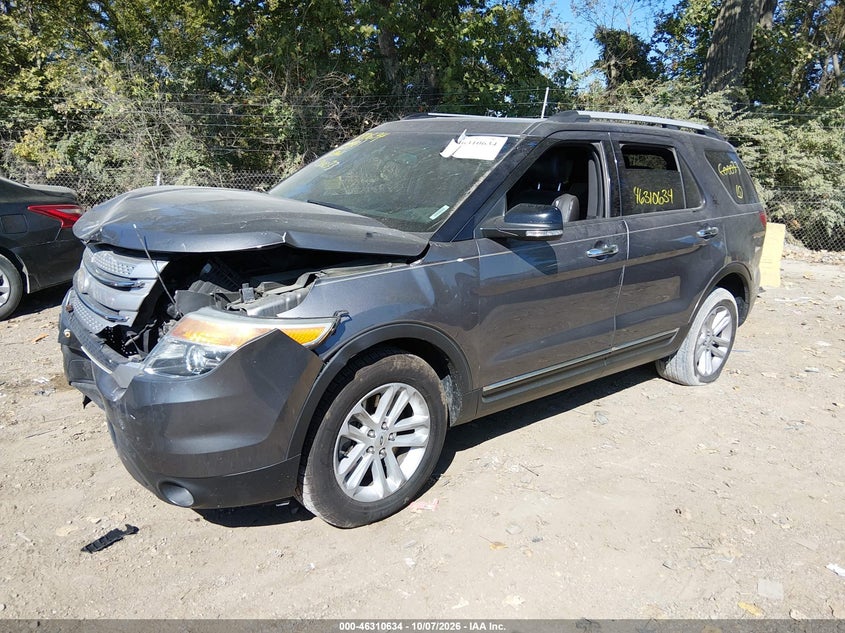 Vin: 1fm5k8d84egc00033, lot: 46810833, ford explorer xlt 20142