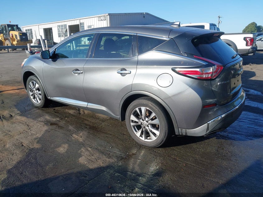 Vin: 5n1az2mh1hn158184, lot: 46810835, nissan murano s 20173