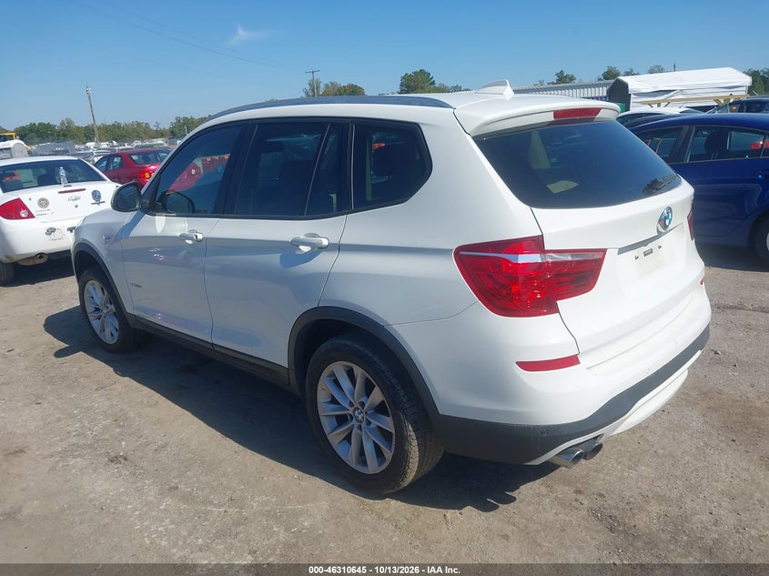 Vin: 5uxwx9c58g0d79259, lot: 46810844, bmw x3 xdrive28i 20163