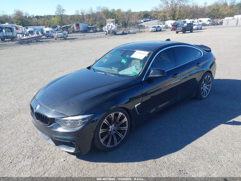Vin: wba4j5c55kbm65400, lot: 46810847, bmw 440i gran coupe 20192