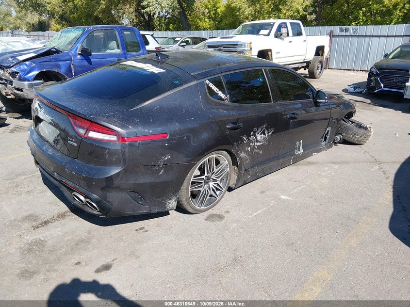 Vin: knae45lc4n6103548, lot: 46810849, kia stinger gt1 20224