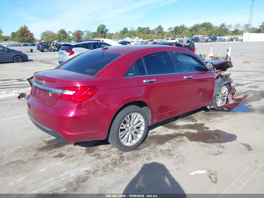 Vin: 1c3bc2fb0bn574855, lot: 46810854, chrysler 200 limited 20114