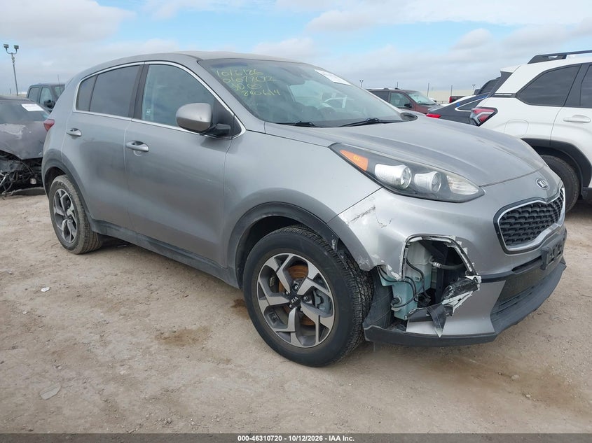 Vin: kndpm3ac2l7840614, lot: 46810919, kia sportage lx 20201