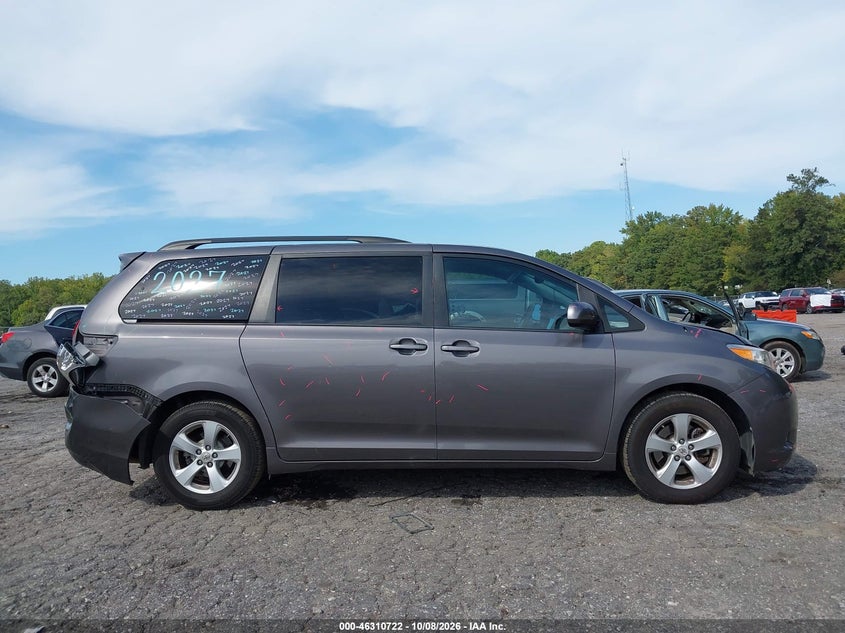 2012 TOYOTA SIENNA VIN 5TDKK3DC6CS186654 — фото 13