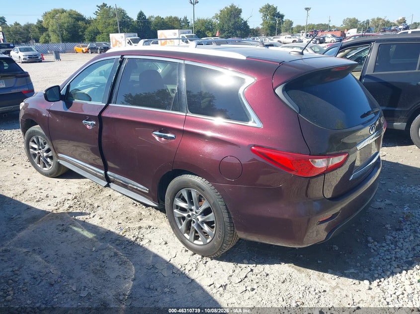 Vin: 5n1al0mm2fc547038, lot: 46810938, infiniti qx60 20153