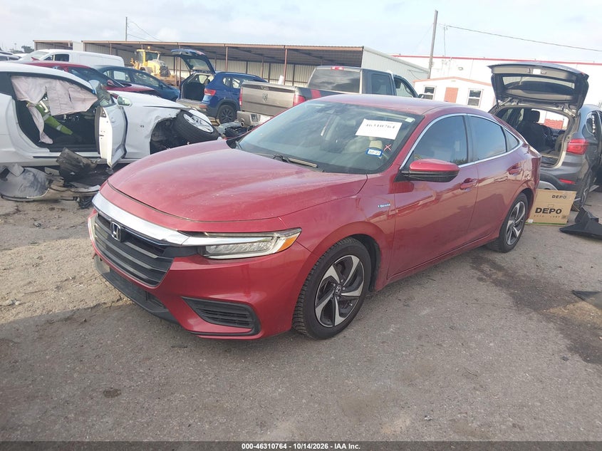 2022 Honda Insight Ex, Right Side, IAAI, VIN 19XZE4F50NE007130 — photo 2