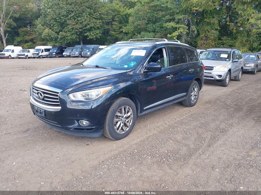 Vin: 5n1al0mm3dc334600, lot: 46810965, infiniti jx35 20132
