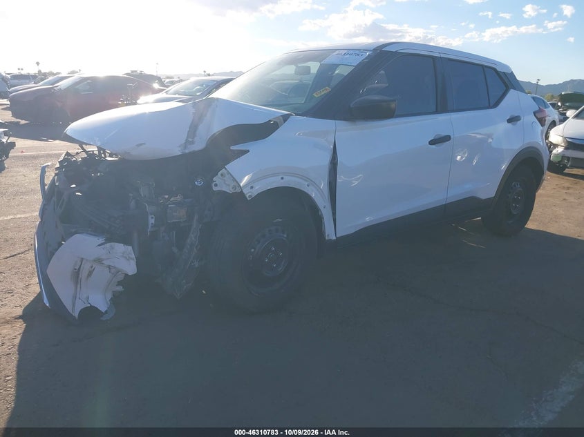Vin: 3n1cp5bv7ml502580, lot: 46810982, nissan kicks s xtronic cvt 20212