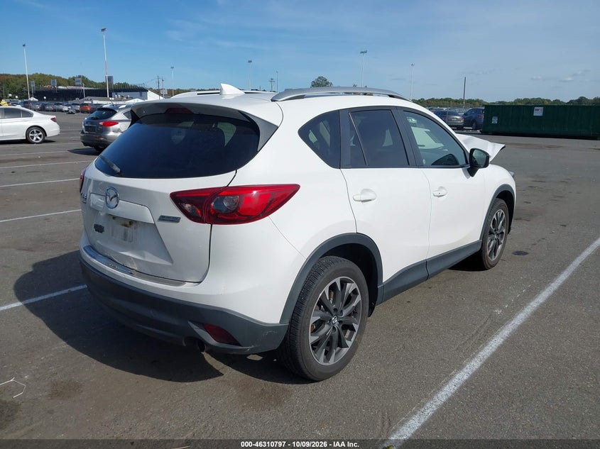 Vin: jm3ke4dy5g0671375, lot: 46810996, mazda cx-5 grand touring 20164