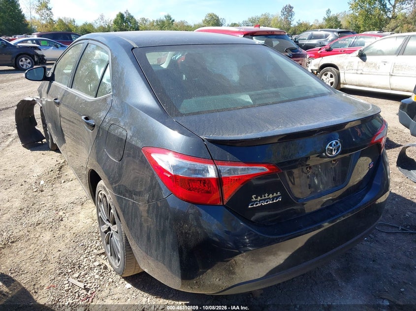 Vin: 2t1burhe0fc474787, lot: 46811008, toyota corolla s plus 20153
