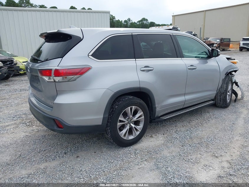 Vin: 5tdzkrfh7gs174321, lot: 46811020, toyota highlander le plus v6 20164