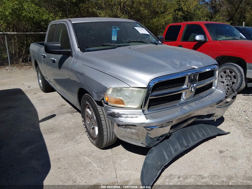 Vin: 1d7rb1gp7as110873, lot: 46811093, dodge ram 1500 slt/sport/trx 20101