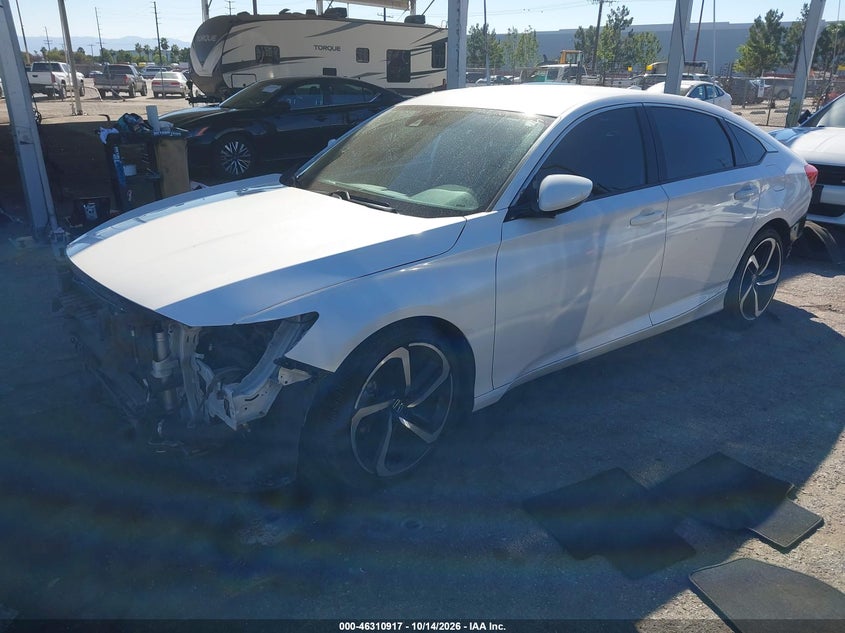 Vin: 1hgcv1f30ja184827, lot: 46811116, honda accord sport 20182