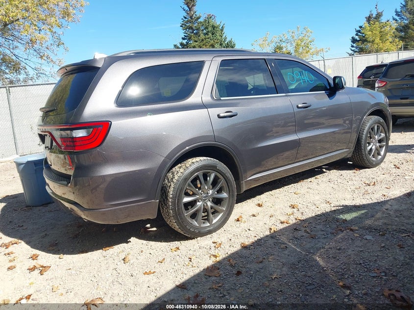 Vin: 1c4rdjdg6hc869222, lot: 46811139, dodge durango gt awd 20174