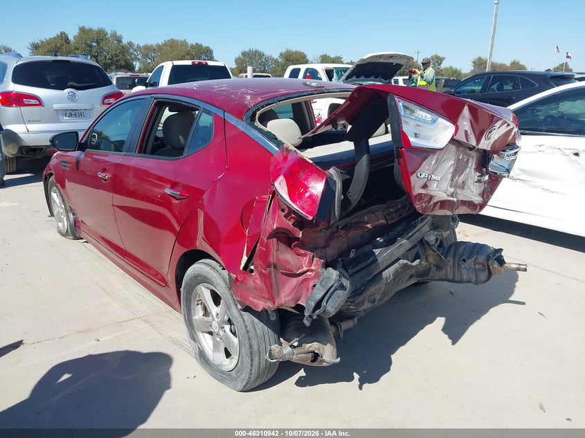 Vin: 5xxgm4a73fg361445, lot: 46811141, kia optima lx 20153