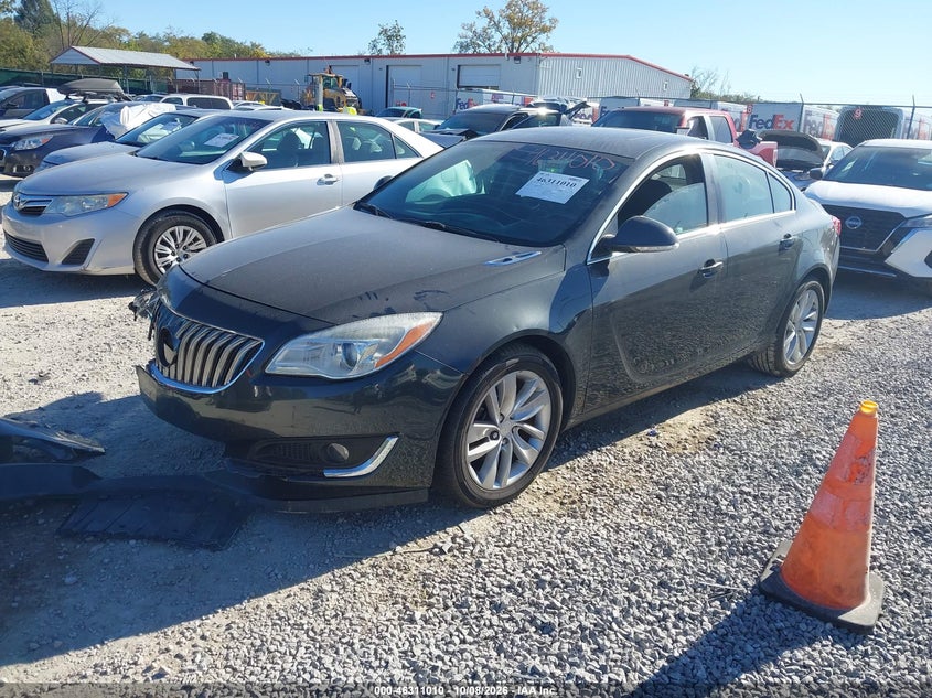 Vin: 2g4gl5ex6f9178739, lot: 46811209, buick regal turbo 20152