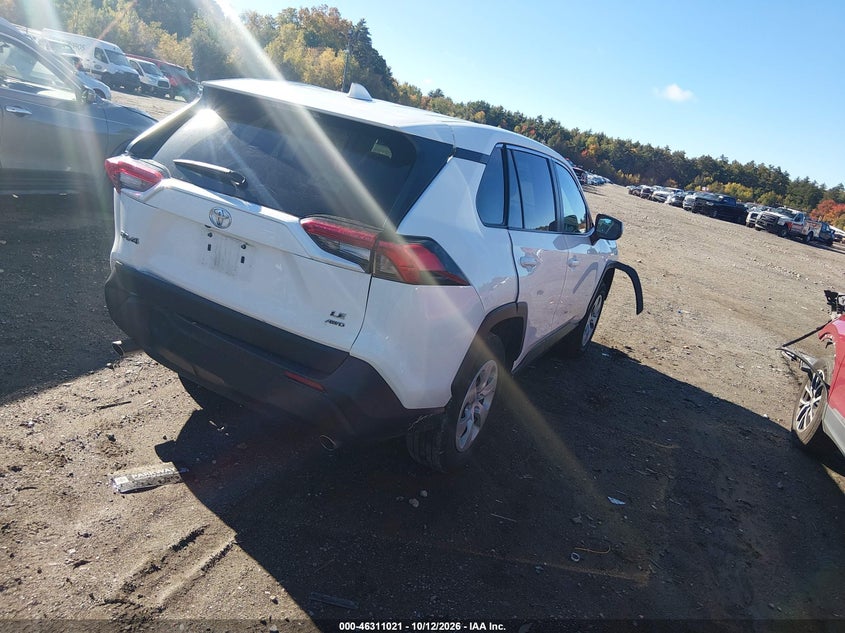 Vin: 2t3f1rfv8rw449692, lot: 46811220, toyota rav4 le 20244